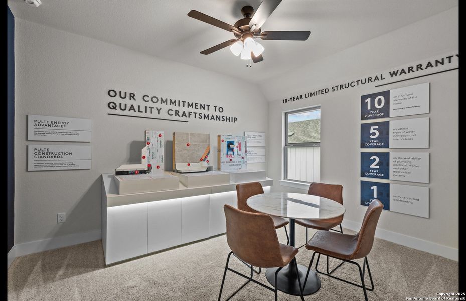 Furnished interior view inside a new home in Bison Ridge, San Antonio (Image 7).