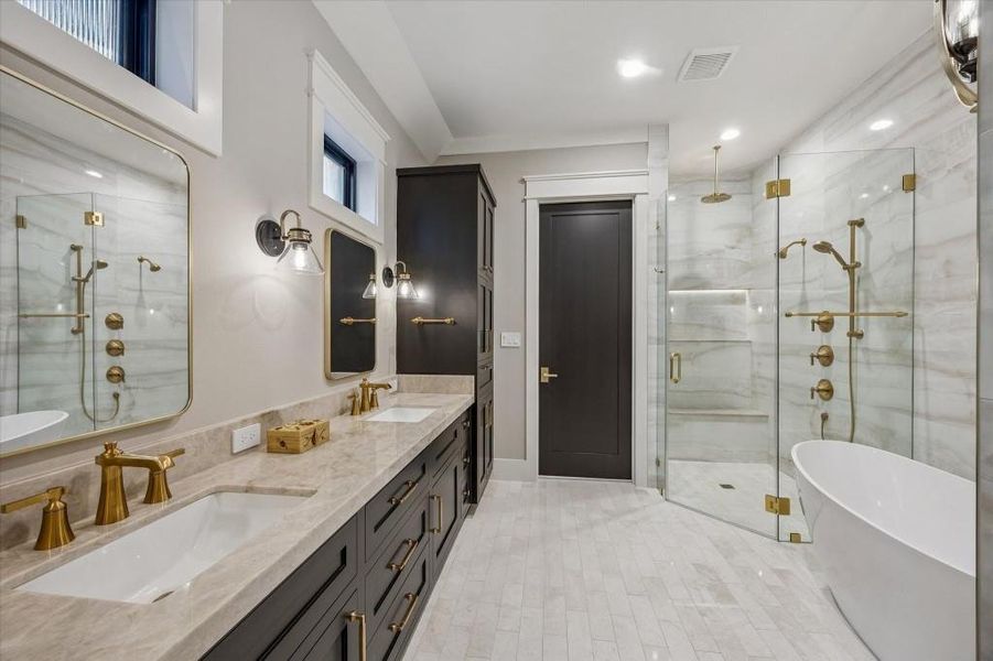 Furnished interior view inside a new home in , Houston (Image 10). Furnished interior view inside a new home in , Houston (Image 10).