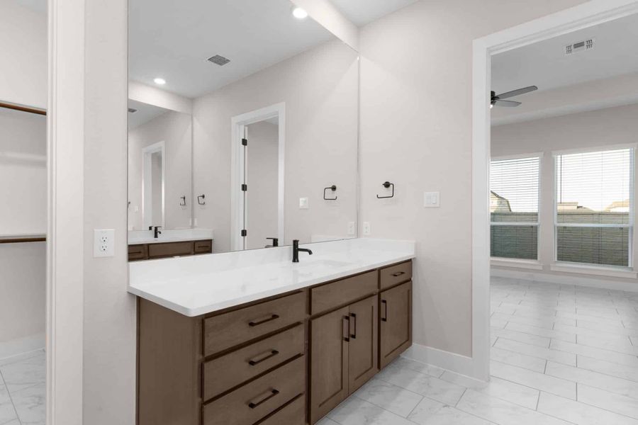 Furnished interior view inside a new home in The Grove at Blackhawk, Pflugerville (Image 8).