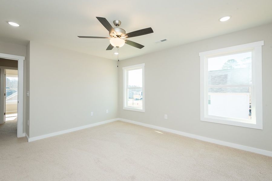 Representative unfurnished interior of a home built from the Harper by Foundation Home Builders LLC in Pallini Place, Ossipee (Image 21).