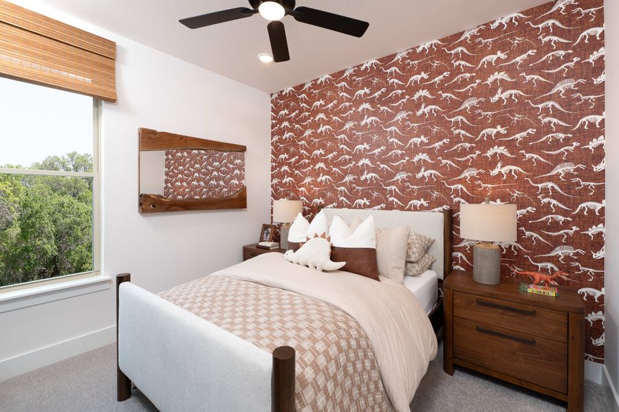 Representative furnished interior of a home built from the Savannah by Tri Pointe Homes in LaPrelle, Haslet (Image 12).