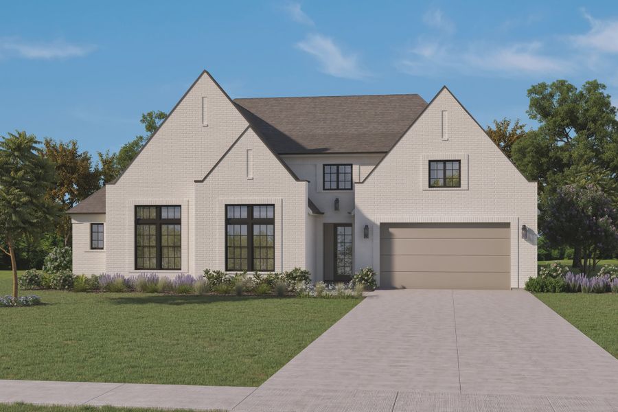 Representative exterior photo of a completed home built from the The Addison by Homebound in Mosaic, Prosper, TX (Image 4).
