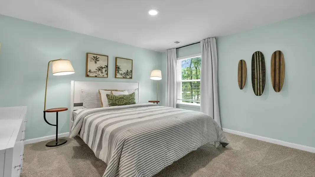 Furnished interior view inside a new home in Carolina Groves, Moncks Corner (Image 24). Furnished interior view inside a new home in Carolina Groves, Moncks Corner (Image 24).