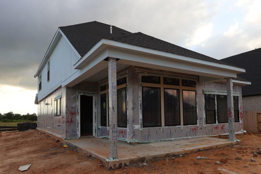 In-progress construction of a new home in Grange - Reserve Collection, Katy, TX (Image 8).