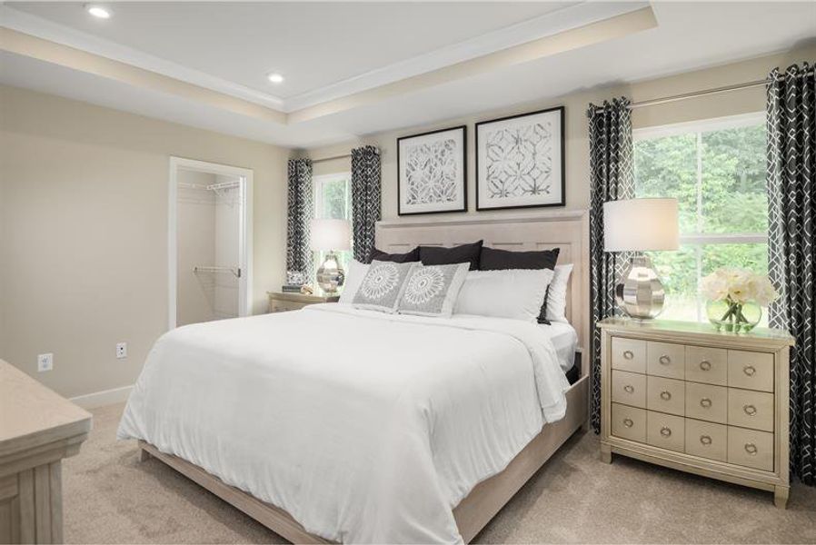 Furnished interior view inside a new home in Moore Farm Townhomes, Indian Trail (Image 10).