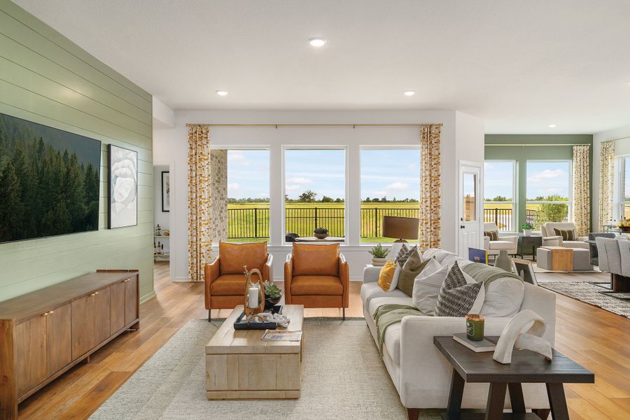 Furnished interior view inside a new home in Oakwood Estates, Waller (Image 6).