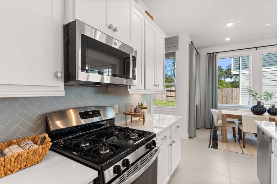 Furnished interior view inside a new home in Santa Rita Ranch, Liberty Hill (Image 23).