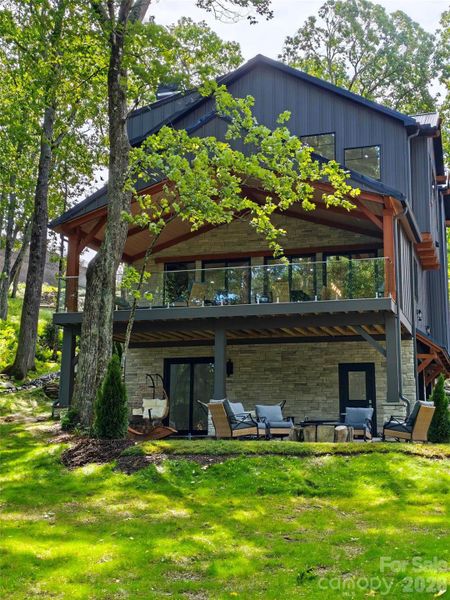 Exterior details and patio area of a home in , Boone (Image 4).