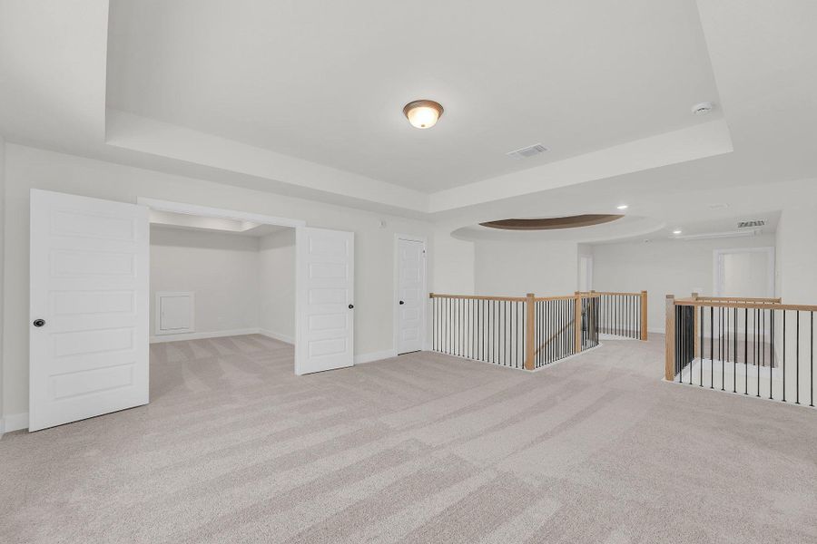 Spacious, unfurnished interior of a new home in Santa Rita Ranch, Liberty Hill (Image 48). Spacious, unfurnished interior of a new home in Santa Rita Ranch, Liberty Hill (Image 48).