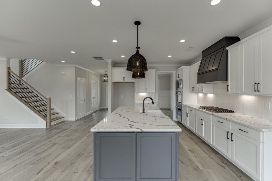 Furnished interior view inside a new home in , Buford (Image 11).