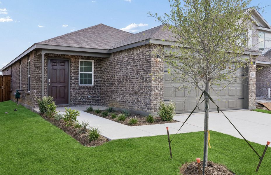 Representative exterior photo of a completed home built from the Taft by Centex in Mobberly Farms, Pilot Point, TX (Image 23). Representative exterior photo of a completed home built from the Taft by Centex in Mobberly Farms, Pilot Point, TX (Image 23).