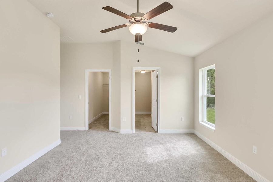 Representative unfurnished interior of a home built from the 1780 by Adams Homes in Ricker Estates, Jacksonville (Image 22). Representative unfurnished interior of a home built from the 1780 by Adams Homes in Ricker Estates, Jacksonville (Image 22).