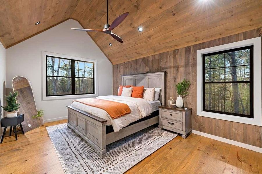 Furnished interior view inside a new home in , Blue Ridge (Image 17).