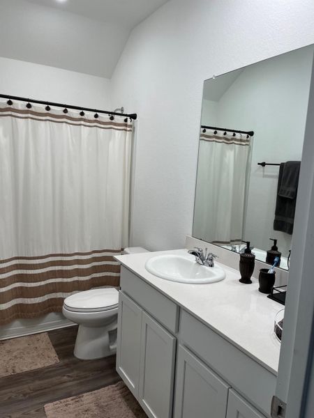 Furnished interior view inside a new home in Cypress Green: Cottage Collection, Hockley (Image 8).