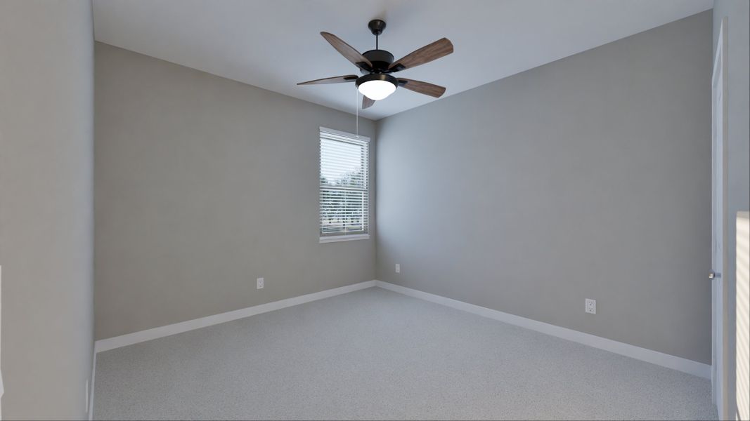 Representative unfurnished interior of a home built from the Hampton by Tricoast Homes in Summer Place  35', Montgomery (Image 38).