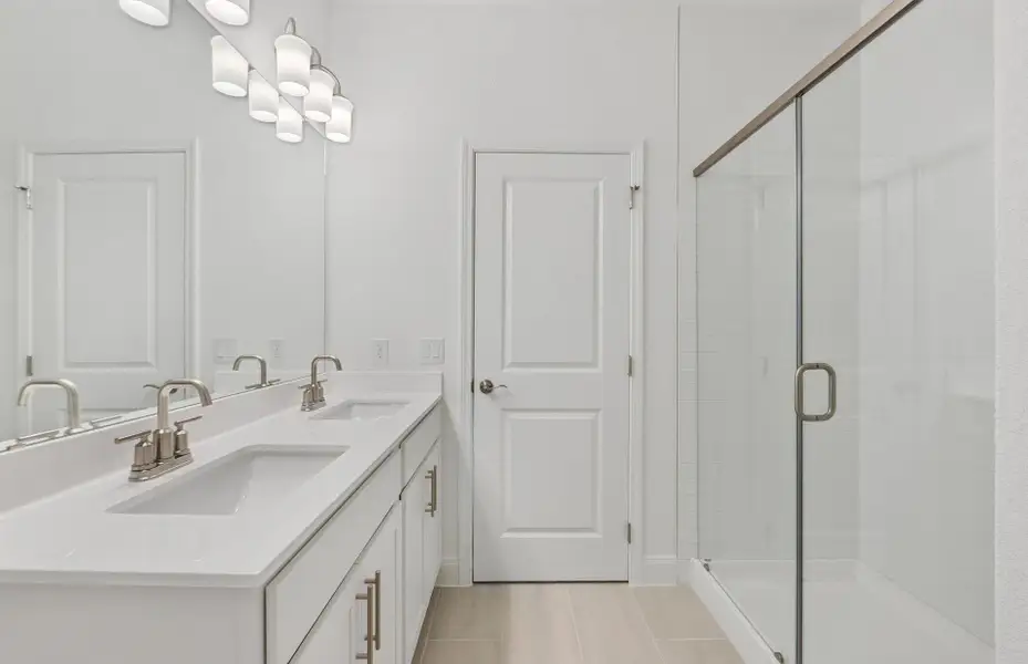 Furnished interior view inside a new home in Patterson Ranch, Georgetown (Image 6). Furnished interior view inside a new home in Patterson Ranch, Georgetown (Image 6).