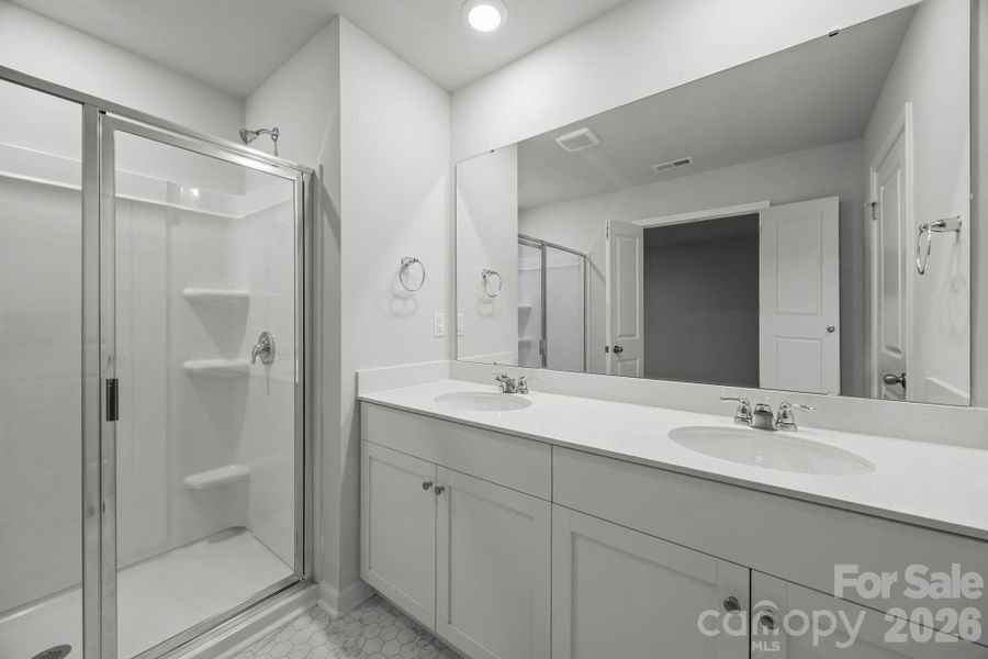 Furnished interior view inside a new home in Townes at Ribbon Walk, Charlotte (Image 6).