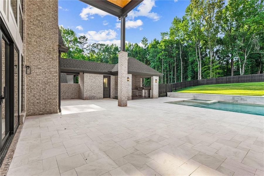 Exterior details and patio area of a home in , Lawrenceville (Image 26). Exterior details and patio area of a home in , Lawrenceville (Image 26).