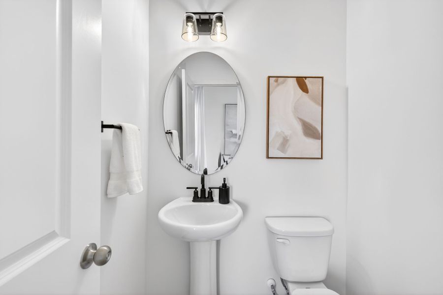 Furnished interior view inside a new home in Grandview, Albemarle (Image 28). Furnished interior view inside a new home in Grandview, Albemarle (Image 28).