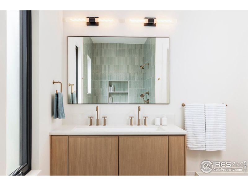 Guest suite bathroom vanity. Guest suite bathroom vanity.