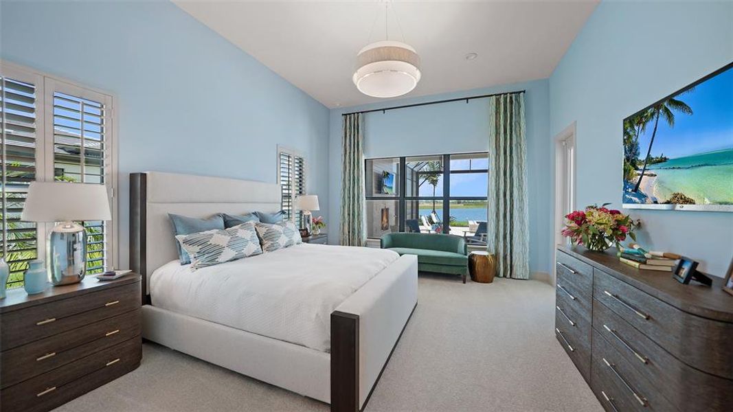 Furnished interior view inside a new home in , Venice (Image 12).