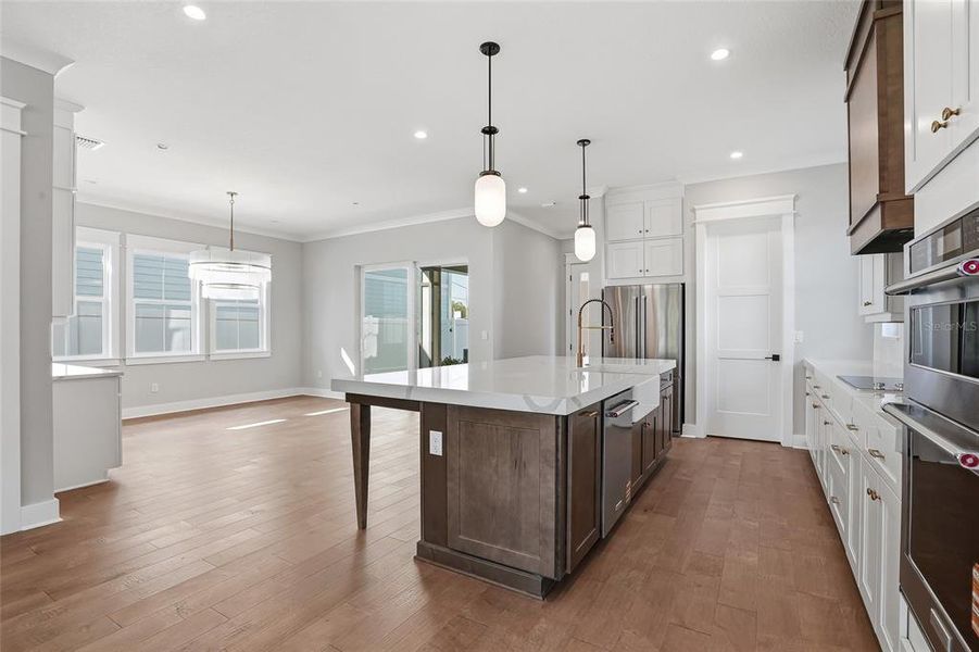 Furnished interior view inside a new home in , St. Petersburg (Image 13).