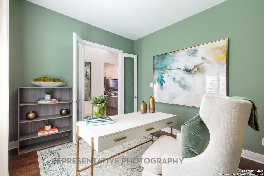 Furnished interior view inside a new home in The Ranches at Creekside, Boerne (Image 20). Furnished interior view inside a new home in The Ranches at Creekside, Boerne (Image 20).