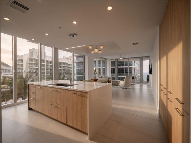 Furnished interior view inside a new home in , Fort Lauderdale (Image 6).