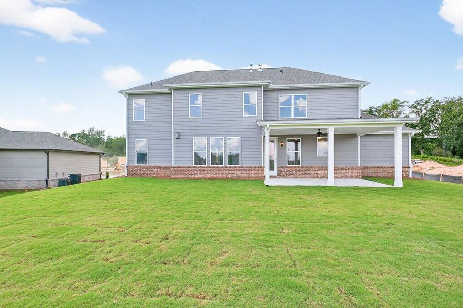 Exterior details and patio area of a home in The Manor at Gainesville Township, Gainesville (Image 3). Exterior details and patio area of a home in The Manor at Gainesville Township, Gainesville (Image 3).