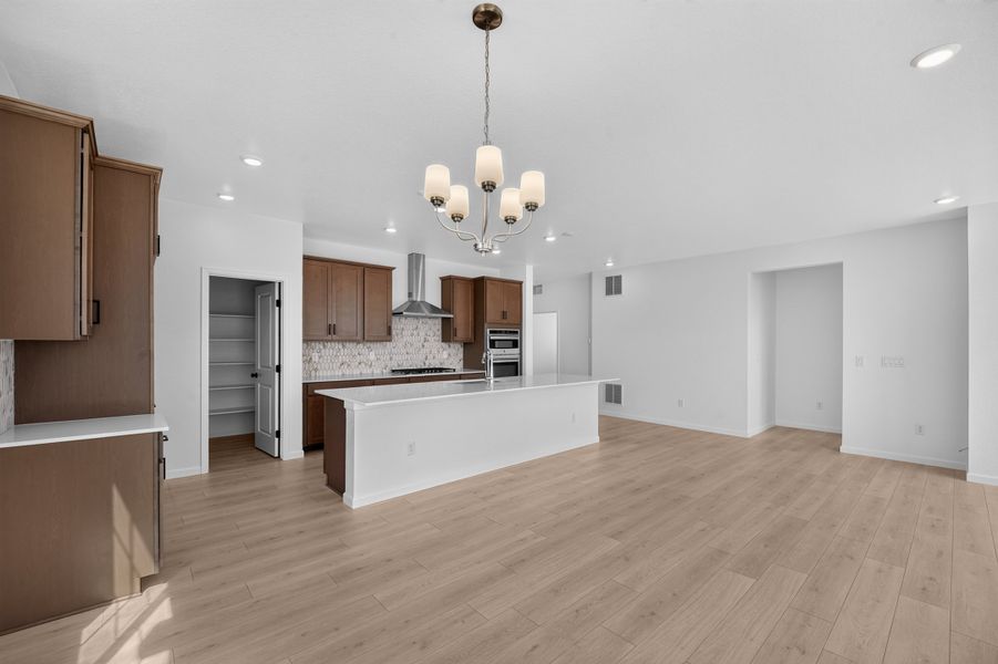 Furnished interior view inside a new home in Macanta, Castle Rock (Image 3).