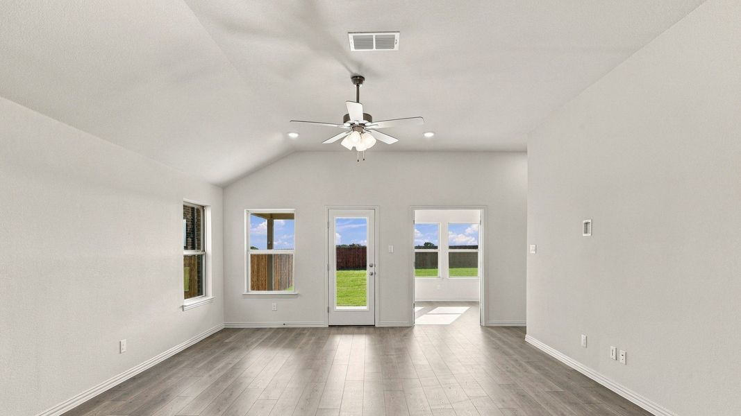Furnished interior view inside a new home in The Oaks, Red Oak (Image 19).