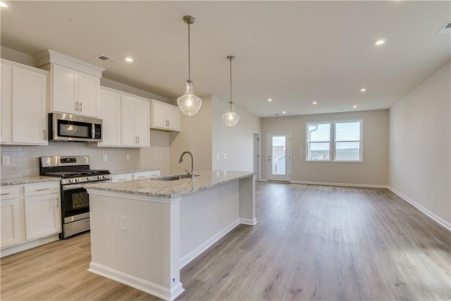 Furnished interior view inside a new home in , Powder Springs (Image 27).