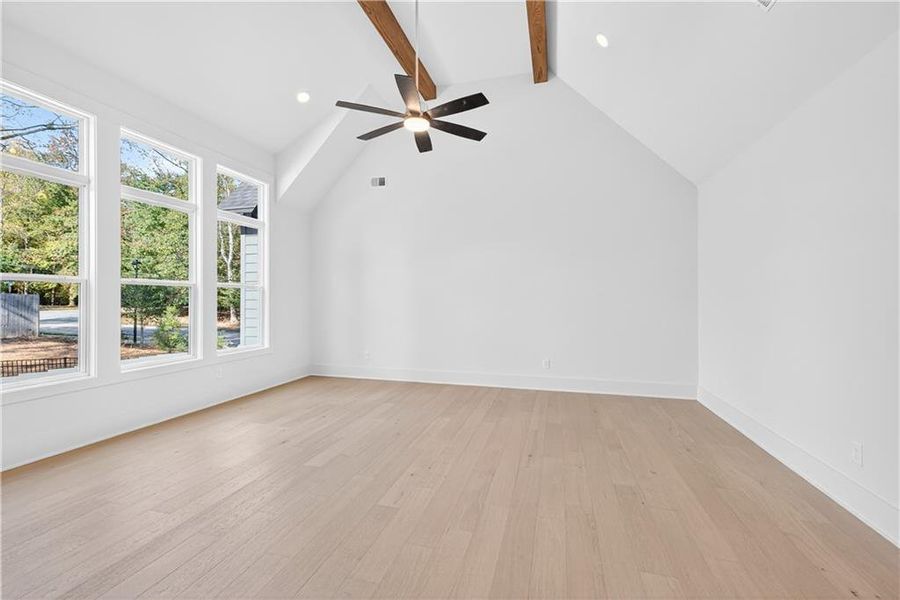 Spacious, unfurnished interior of a new home in Town Farms, Peachtree Corners (Image 41).