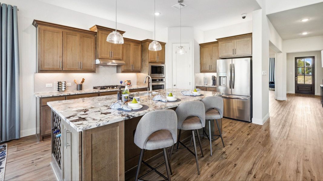 Representative furnished interior of a home built from the Dartmouth by Brightland Homes in Anna Ranch, Anna (Image 30).