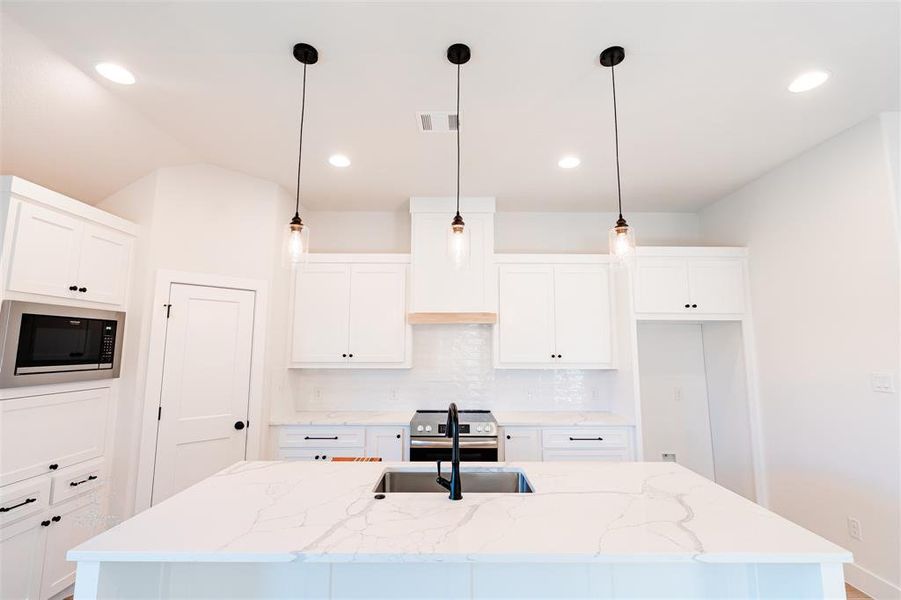 Furnished interior view inside a new home in , Springtown (Image 9).