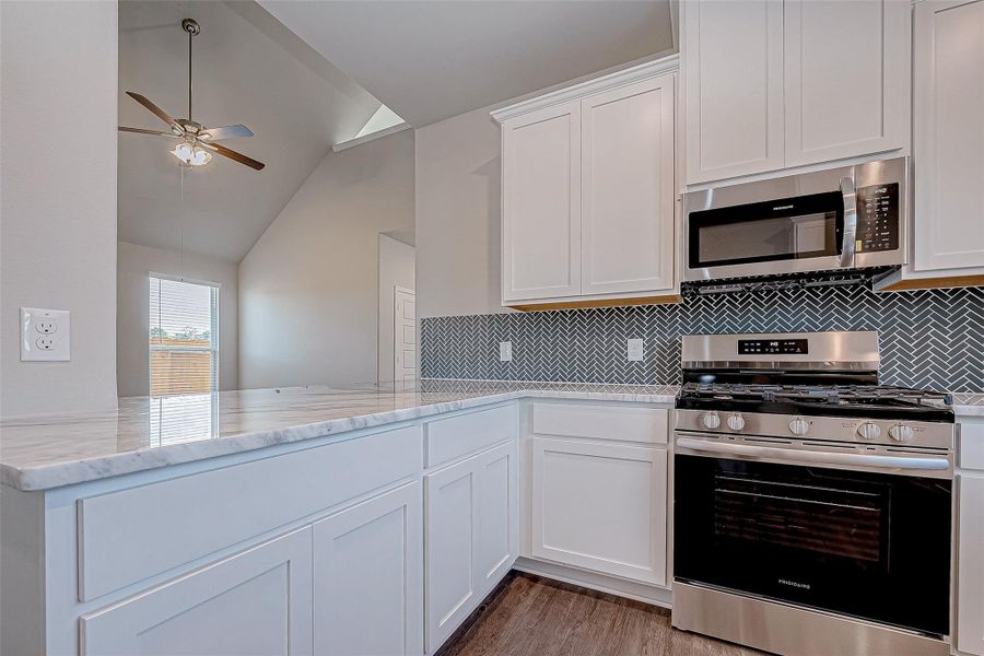 Furnished interior view inside a new home in Mill Creek Trails, Magnolia (Image 15).