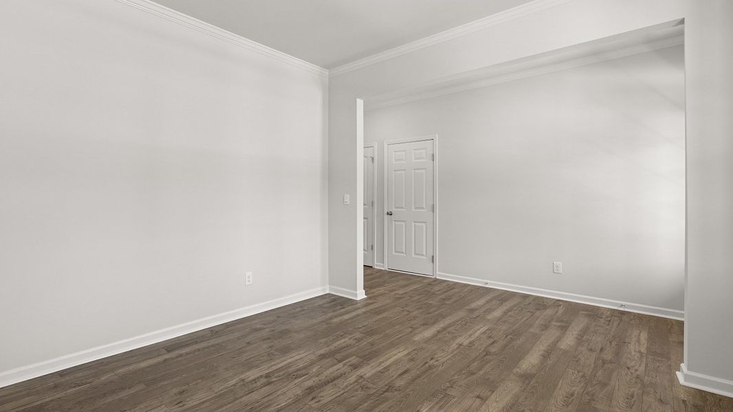 Representative unfurnished interior of a home built from the GALEN by D.R. Horton in Thompson Ridge, Dallas (Image 6).