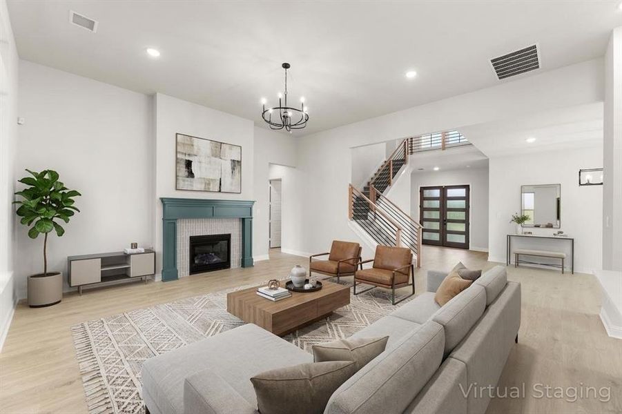 9304 Blooming Ivy_Family Room 1 Virtually Staged 9304 Blooming Ivy_Family Room 1 Virtually Staged