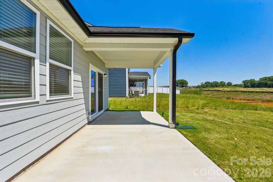 Exterior details and patio area of a home in , Monroe (Image 21).