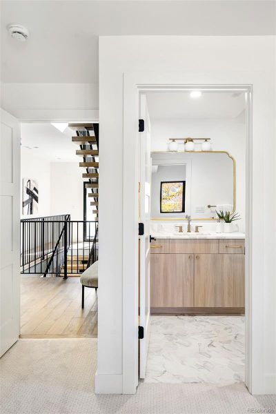 Furnished interior view inside a new home in , Denver (Image 10).