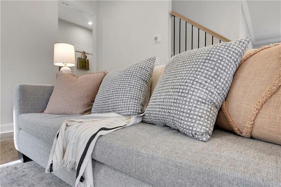 Close-up of interior finishes inside a home in Hopewell Reserve, Cumming (Image 23).