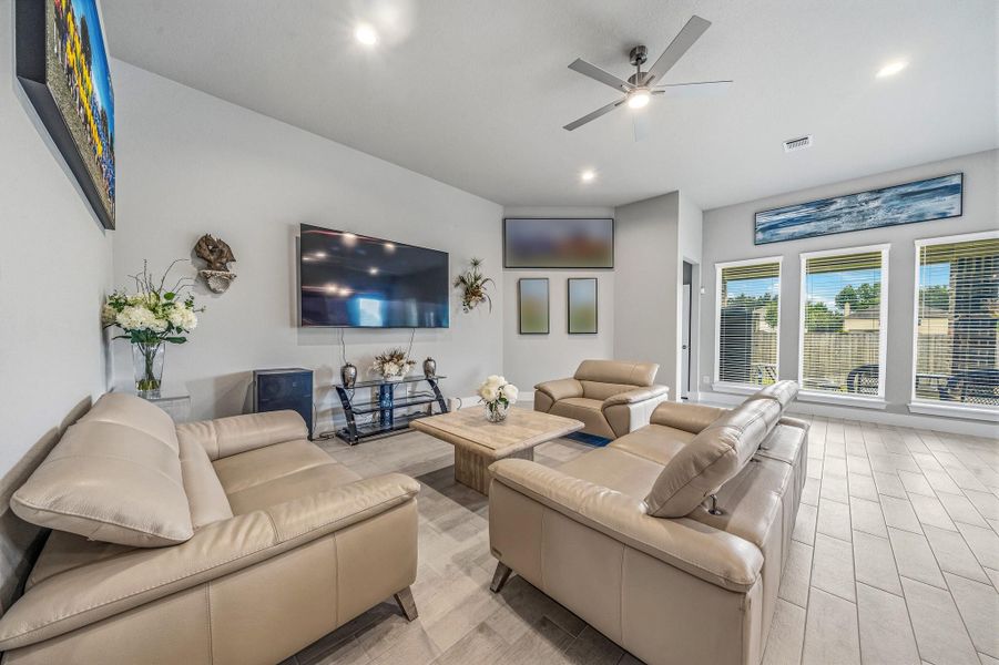 Furnished interior view inside a new home in Morton Creek Ranch, Katy (Image 23).