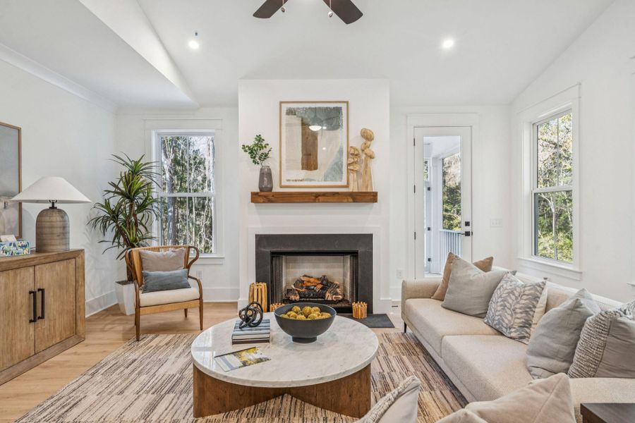 Furnished interior view inside a new home in Waterloo Estates, Johns Island (Image 43).