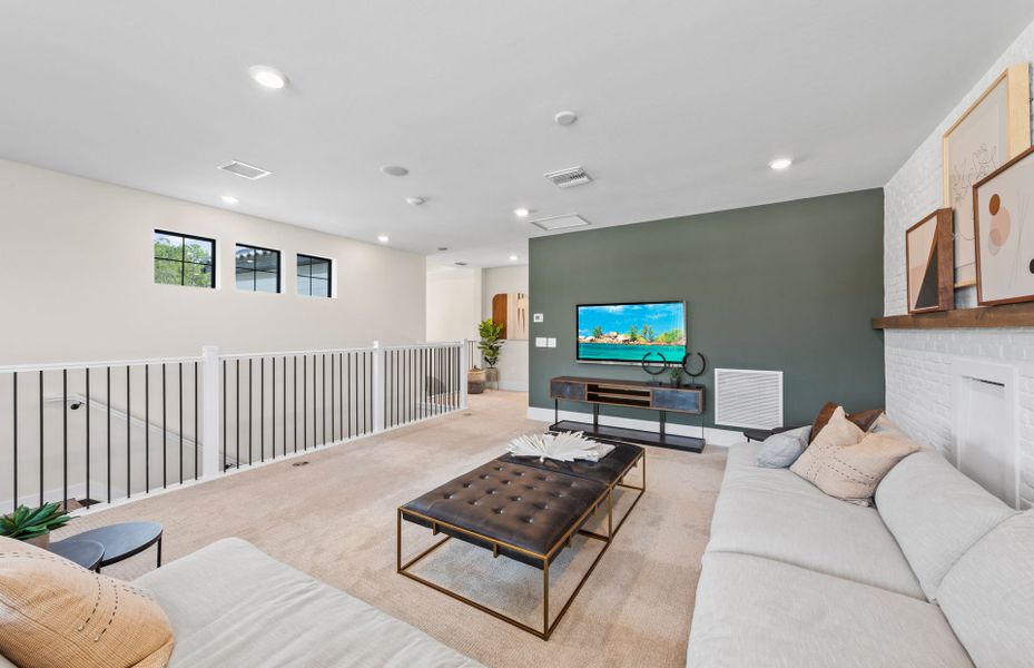 Representative furnished interior of a home built from the Layton Grand by Del Webb in Del Webb Explore North River Ranch, Parrish (Image 15).