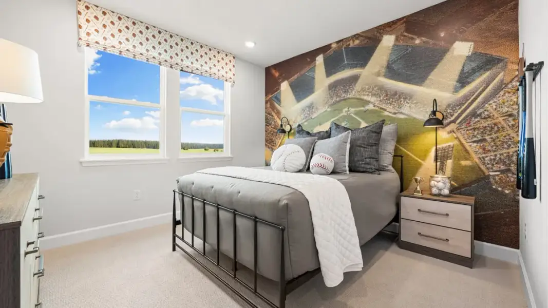Representative furnished interior of a home built from the Carmel by Taylor Morrison in Azure at Solaeris, Port St. Lucie (Image 17).
