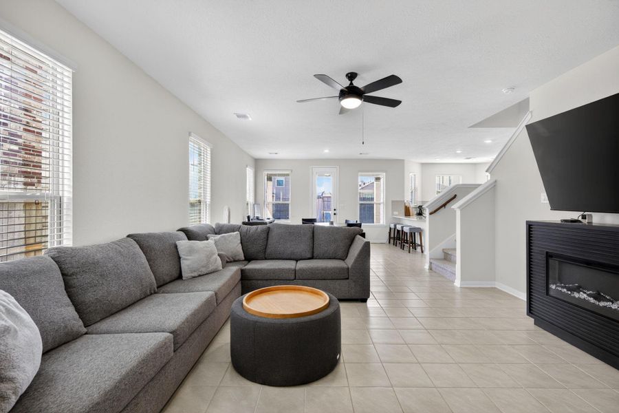 Furnished interior view inside a new home in , Katy (Image 8). Furnished interior view inside a new home in , Katy (Image 8).