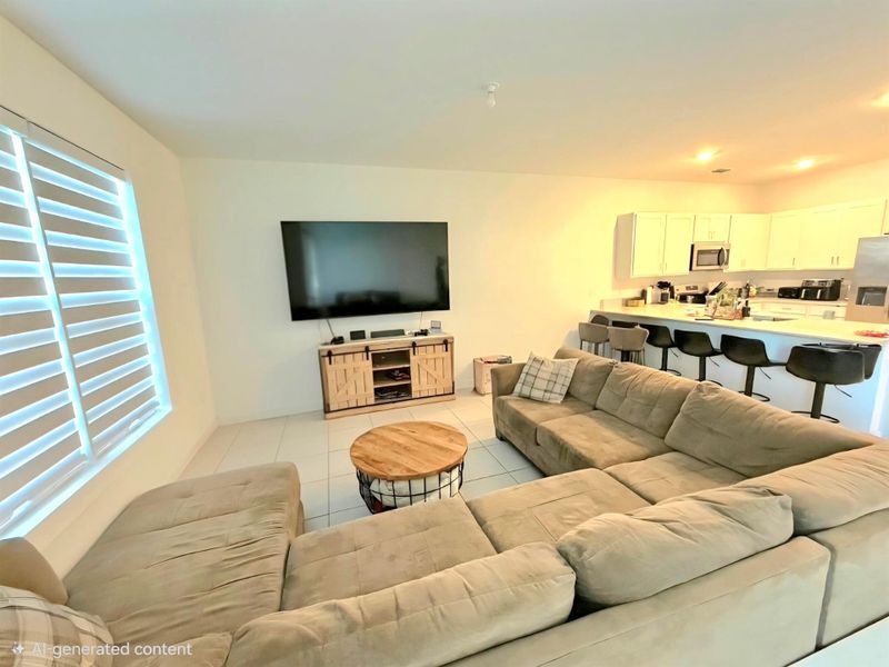 Furnished interior view inside a new home in , Lake Worth (Image 8). Furnished interior view inside a new home in , Lake Worth (Image 8).