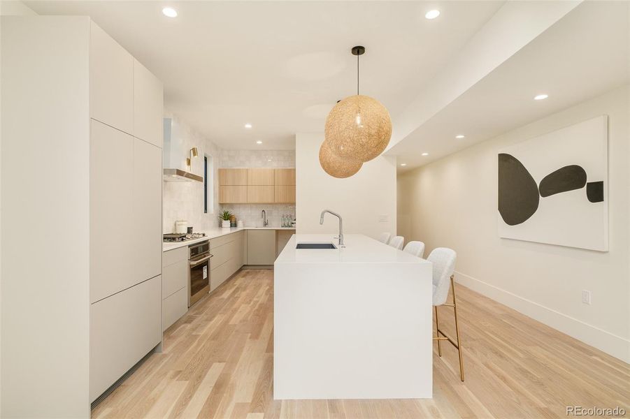 Furnished interior view inside a new home in , Denver (Image 11).