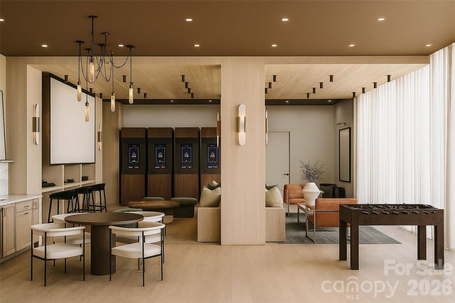 Furnished interior view inside a new home in , Asheville (Image 10).