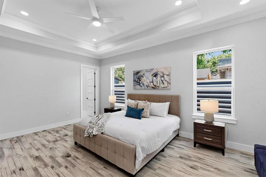 Furnished interior view inside a new home in , Dallas (Image 34). Furnished interior view inside a new home in , Dallas (Image 34).